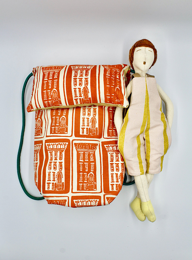 Brownstone Playhouse Assorted Elijah doll and bag