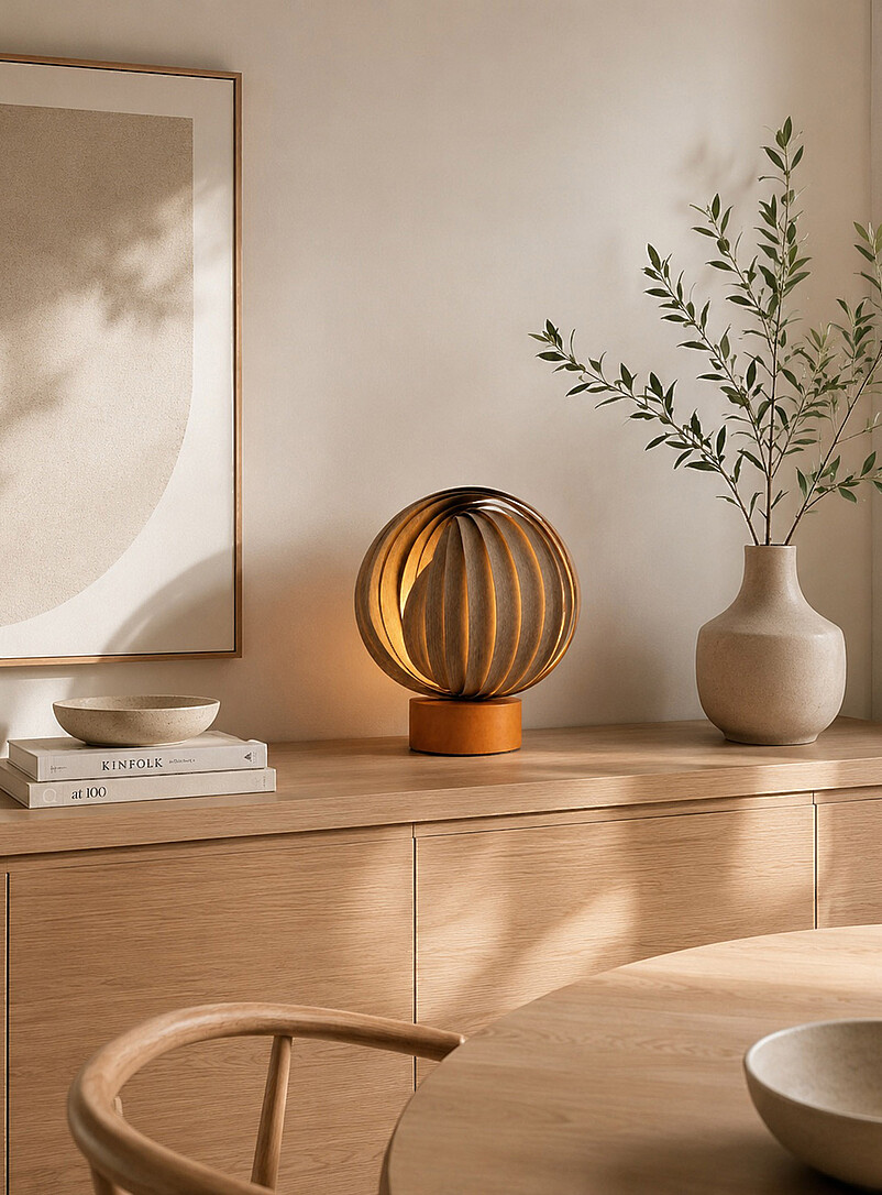 Alba Walnut Table Lamp