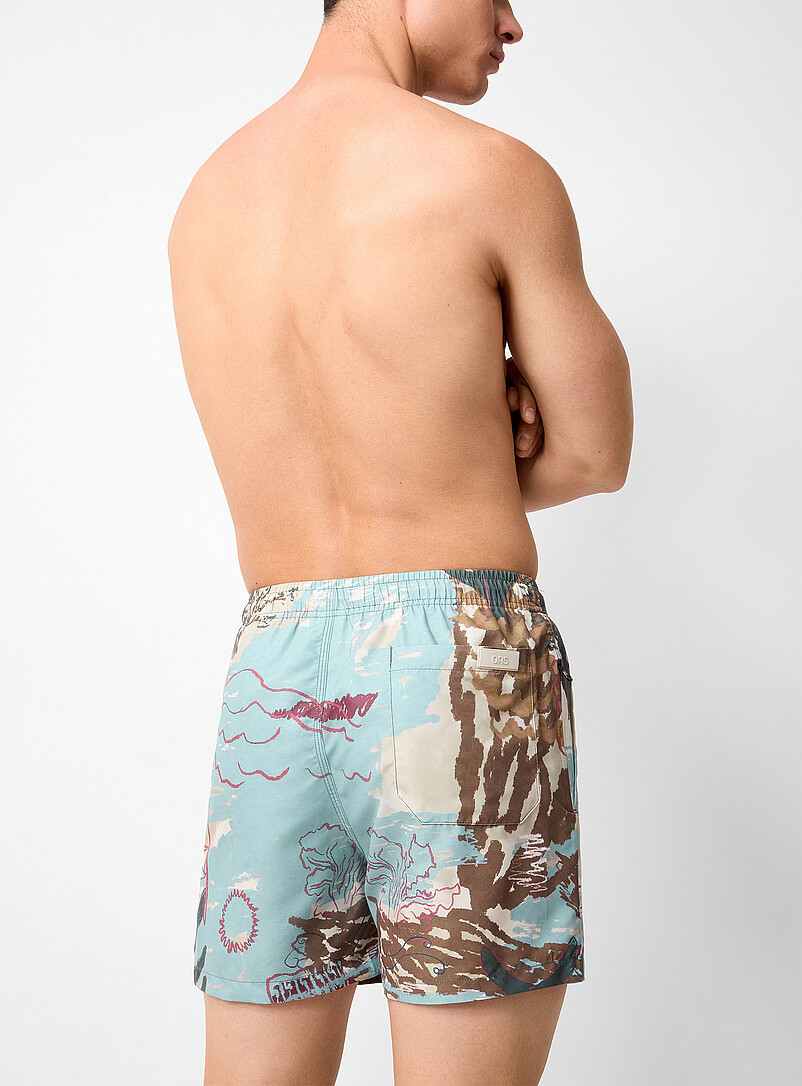 Montara abstract desert swim trunk product image 3