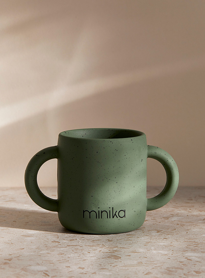 Minika Green Silicone learning cup