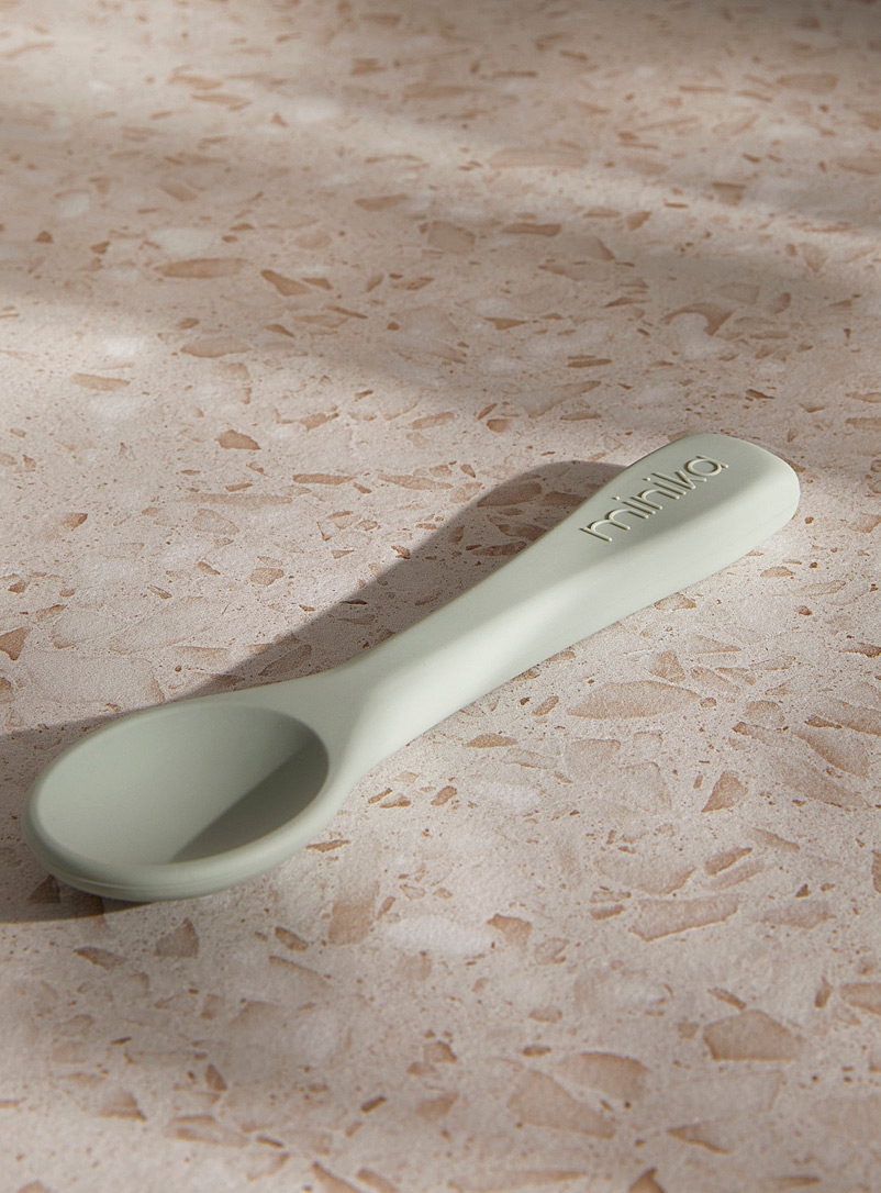 Minika Emerald/Kelly Green Silicone spoon for the little ones