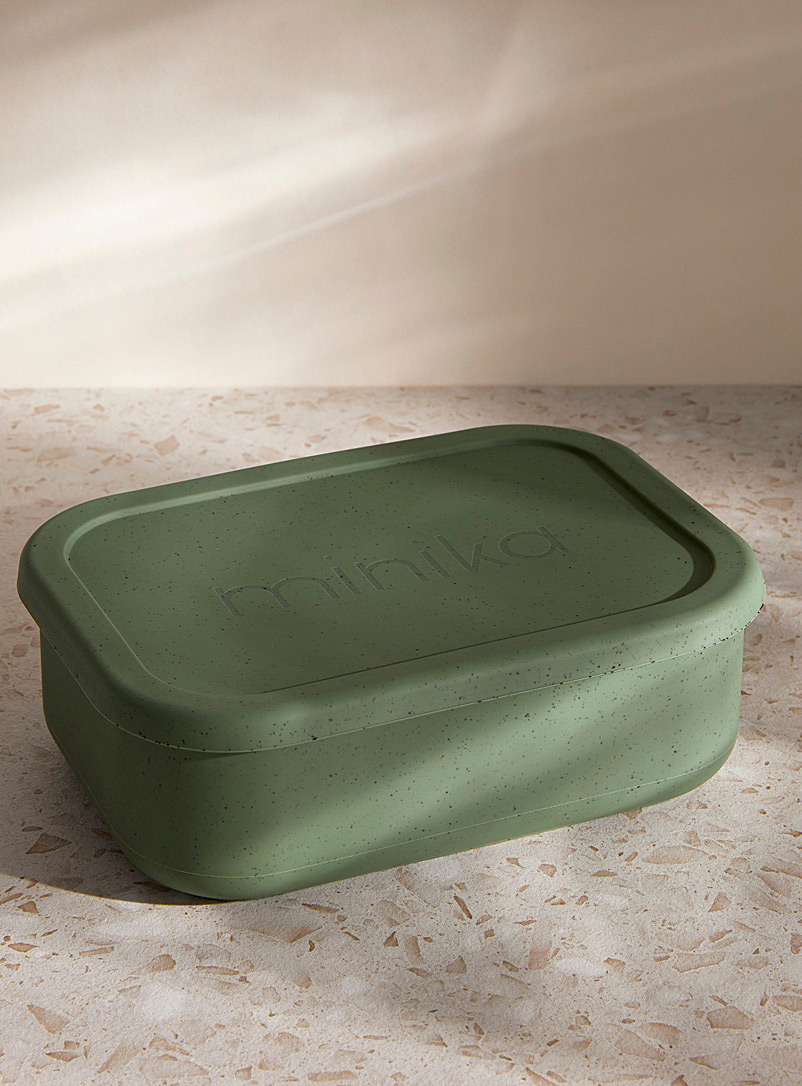 Minika Green Silicone lunch box