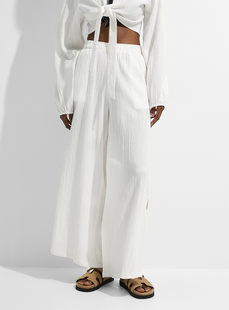 Side-slit wide-leg pant product image 2