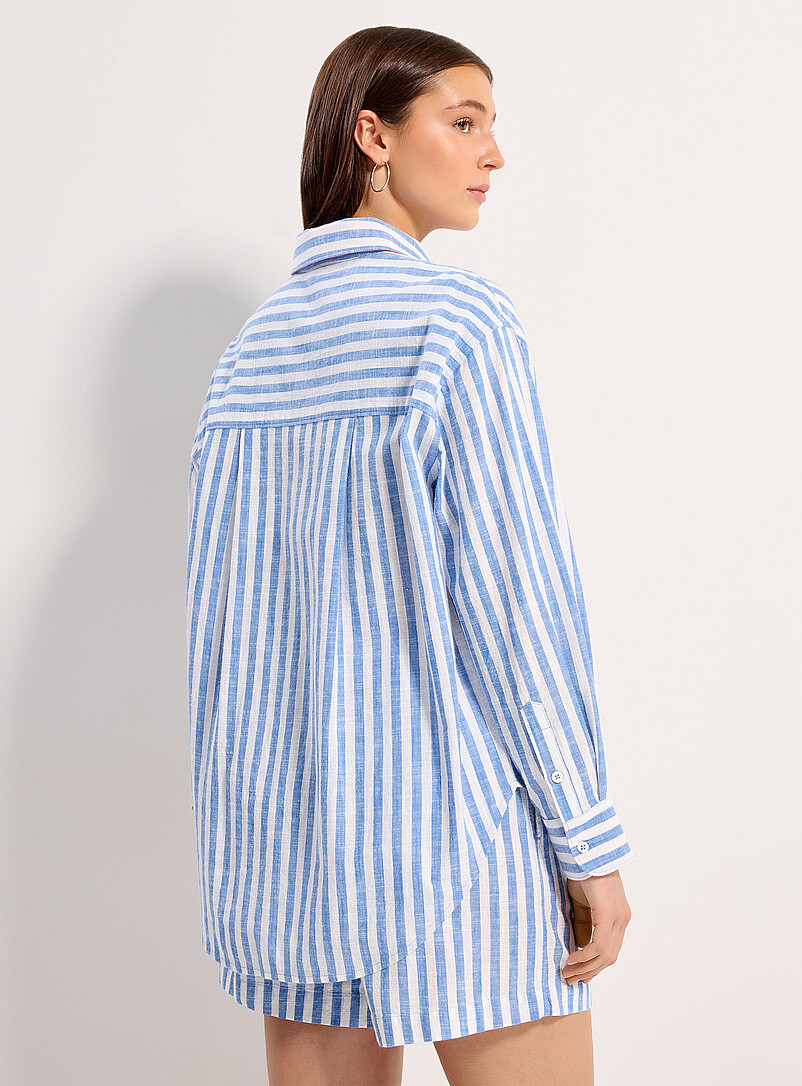 Parasol stripe chambray shirt product image 3