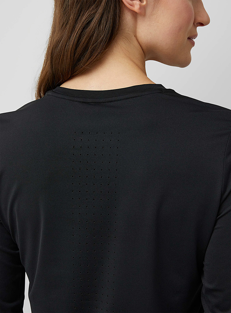 I.FIV5: Le t-shirt dos laser Nyssa Noir pour femme