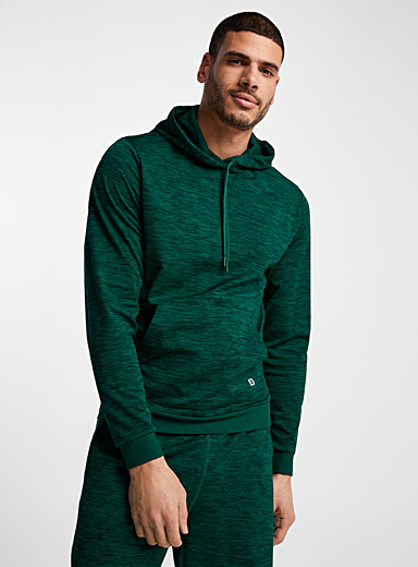 I.FIV5: Le kangourou jersey lourd <i>space-dye</i> Vert pour homme