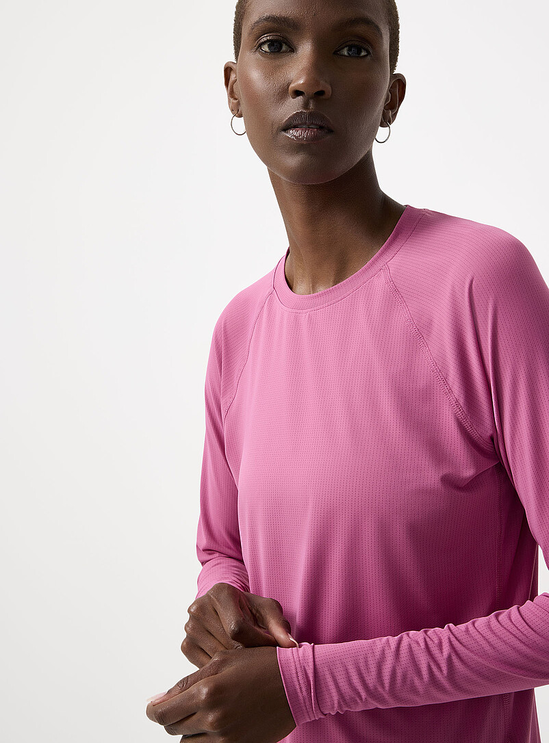Top Thermique Femme Crewhpo Col V Dentelle - Manches Longues Slim Fit - Viscose élasthanne - Automne Hiver