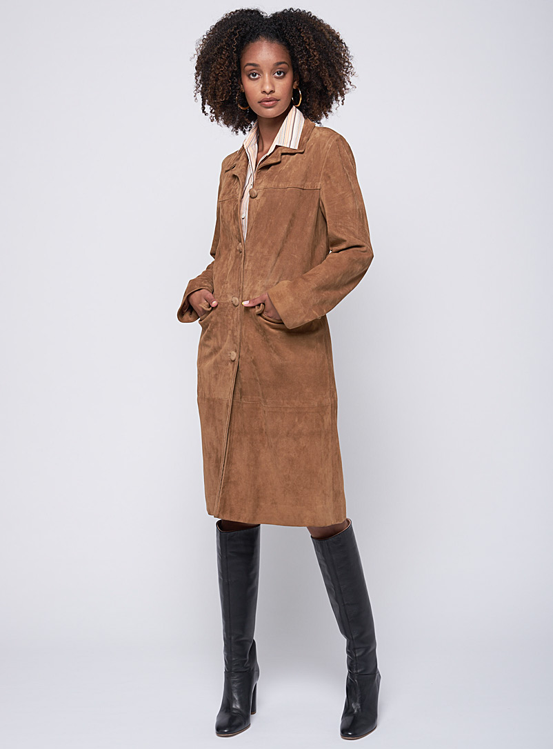 Tailored suede coat Kors Michael Kors 