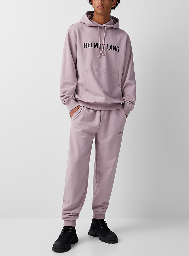 Helmut Lang Lilacs Core logo jogger for men