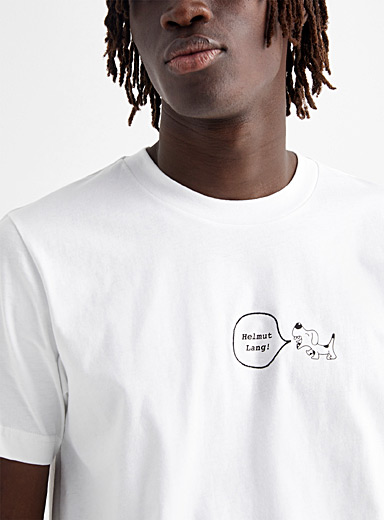 helmut lang dog shirt