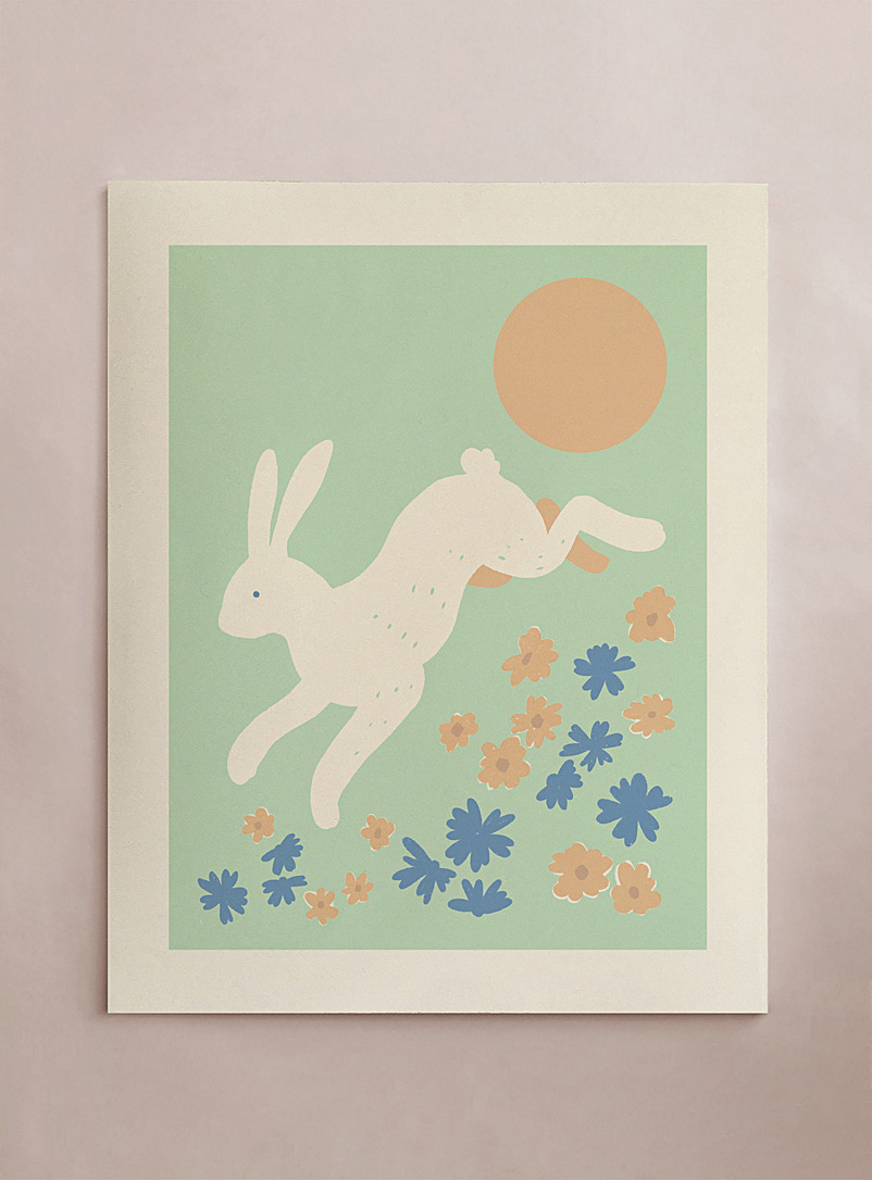 Stephanie Cheng Assorted Rabbit art print 16 x 20 in