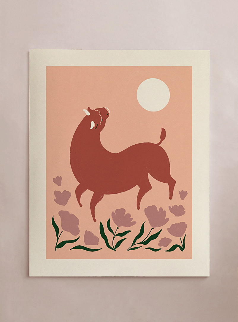 Stephanie Cheng Assorted Ox art print 16 x 20 in