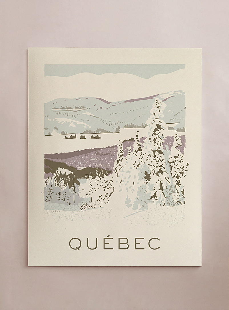 Stephanie Cheng: L'affiche Québec 16 x 20 po Assorti