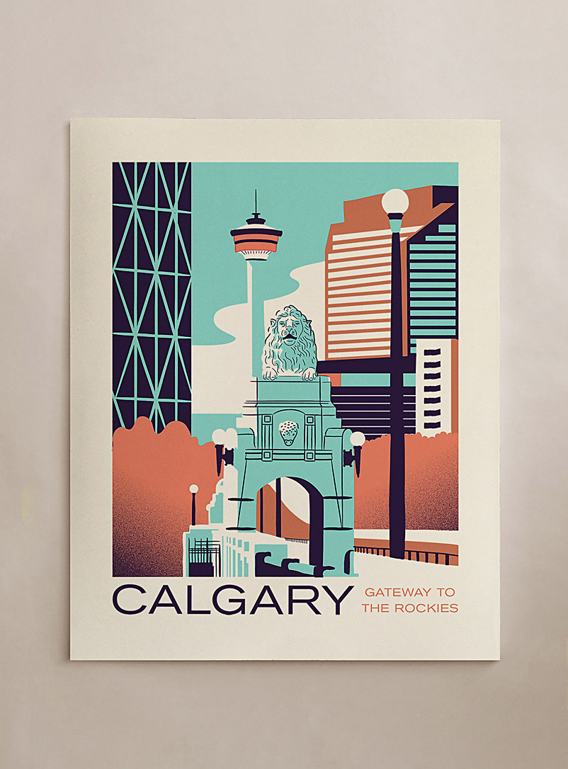 Stephanie Cheng: L'affiche Calgary 16 x 20 po Assorti