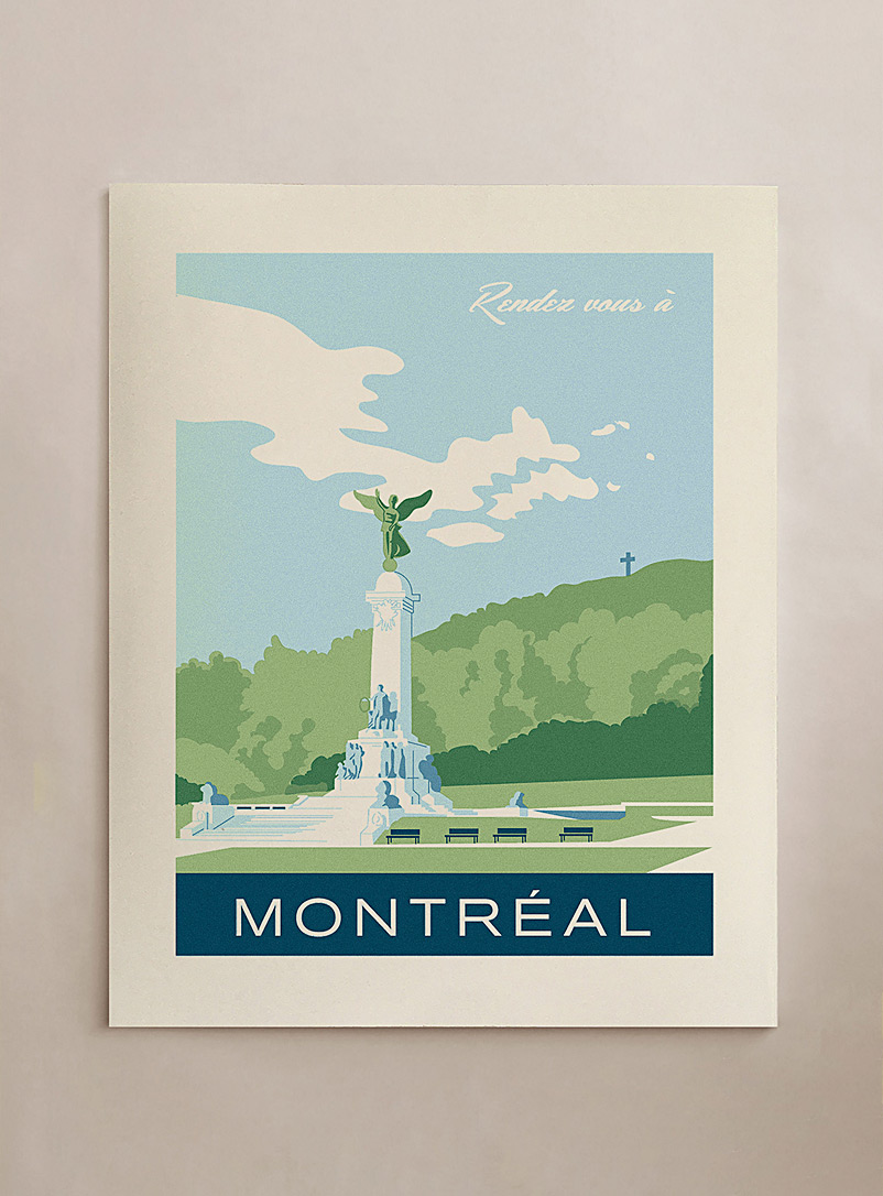 Stephanie Cheng: L'affiche Montréal 16 x 20 po Assorti
