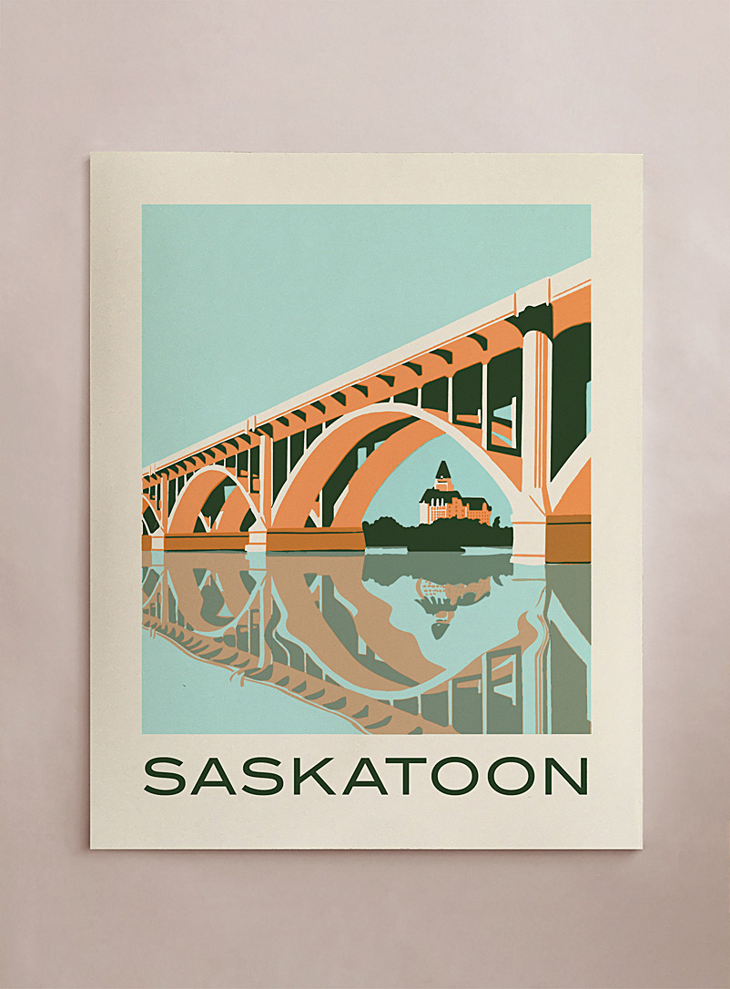 Stephanie Cheng: L'affiche Saskatoon 16 x 20 po Assorti