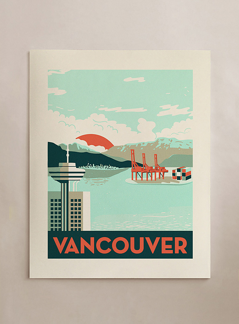Stephanie Cheng: L'affiche Vancouver 16 x 20 po Assorti