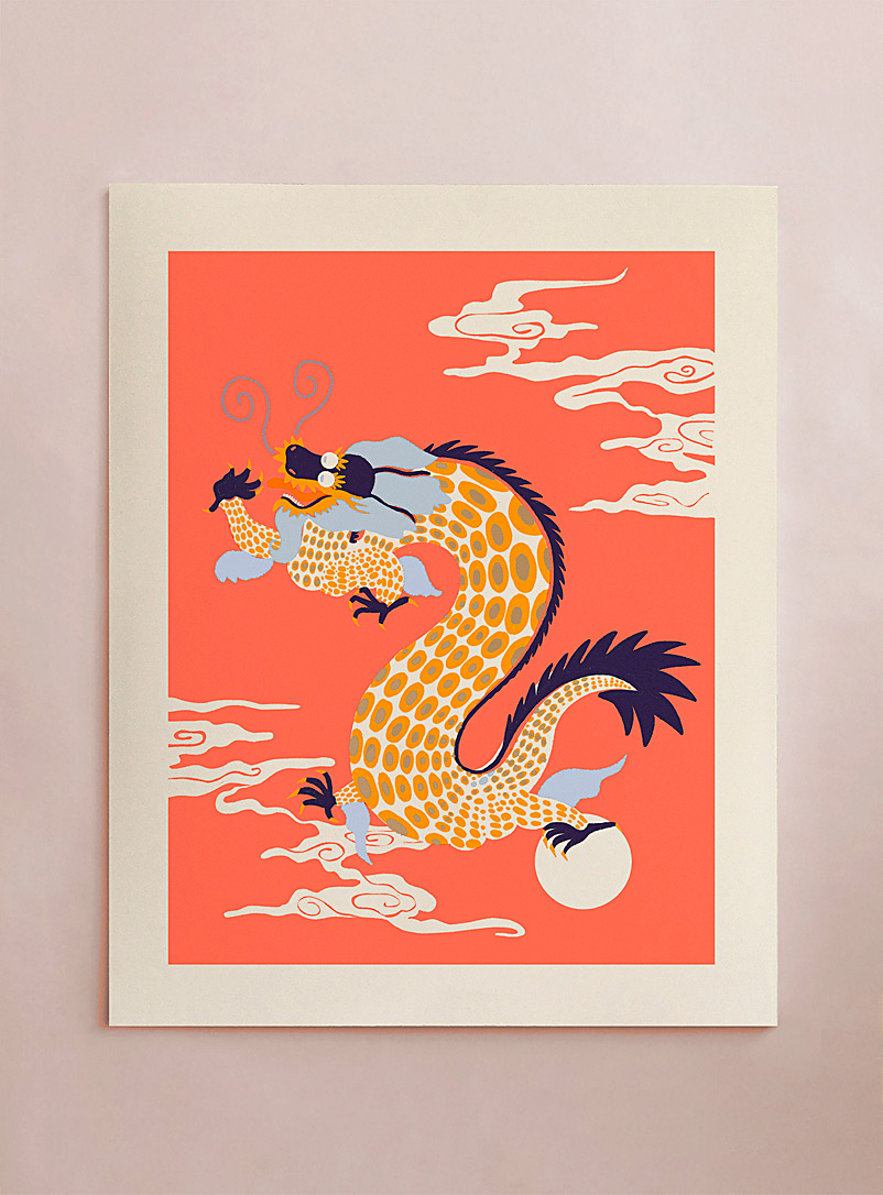 Stephanie Cheng Assorted Dragon art print 16 x 20 in