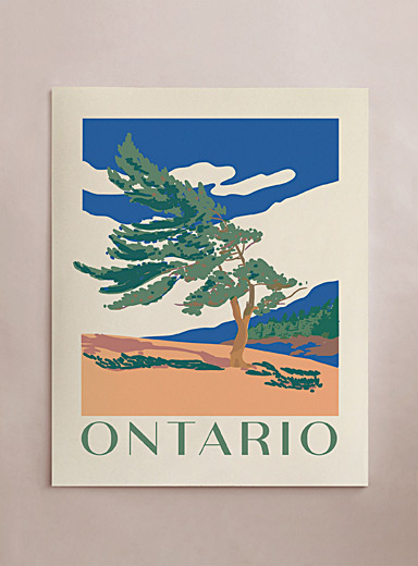 Travel Ontario art print 16 x 20 in