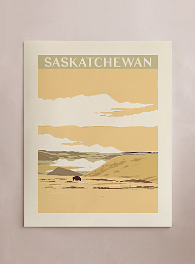 Travel Saskatchewan art print 16 x 20 in