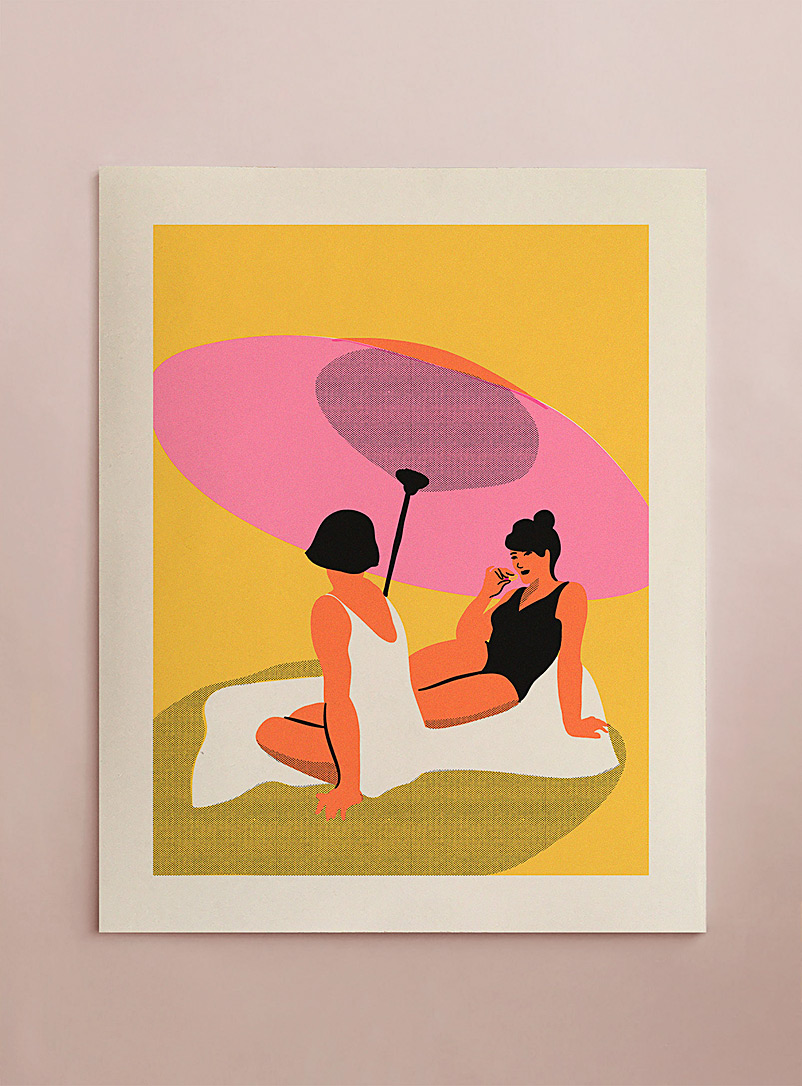 Stephanie Cheng Assorted Sunbathers II art print 16 x 20 in