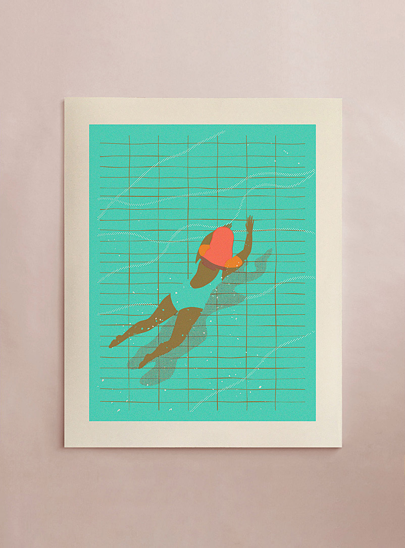 Stephanie Cheng Assorted Swim art print 16 x 20 in