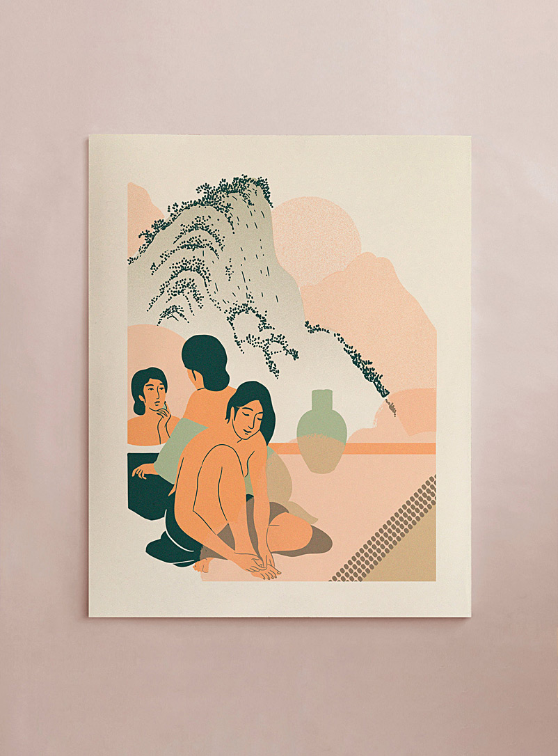 Stephanie Cheng Assorted Elegant Water I art print 16 x 20 in