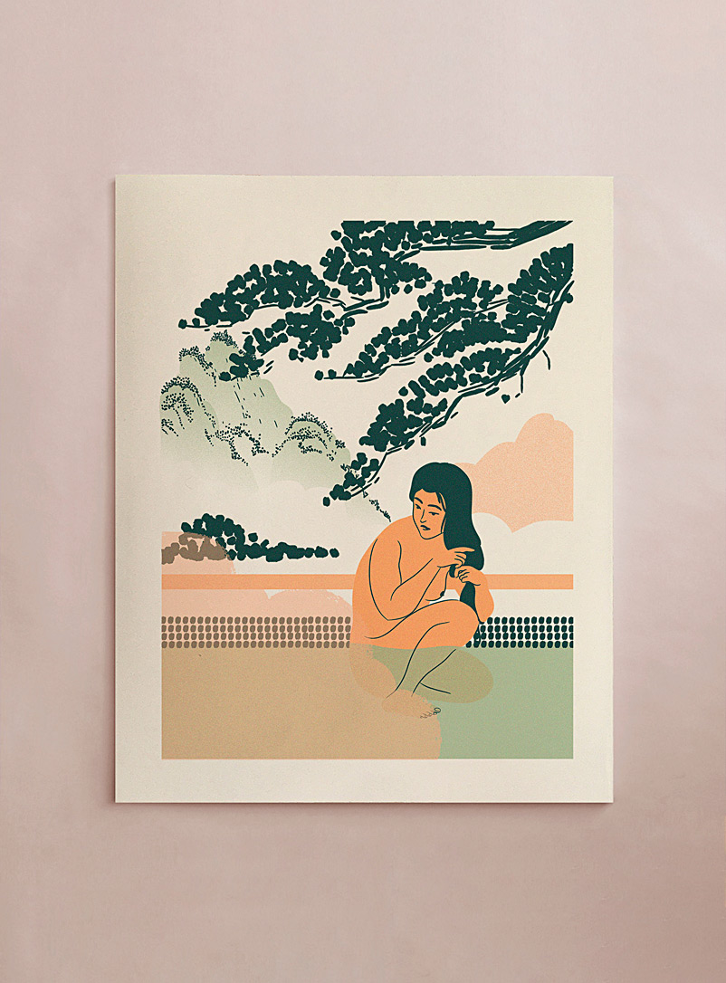 Stephanie Cheng Assorted Elegant Water II art print 16 x 20 in