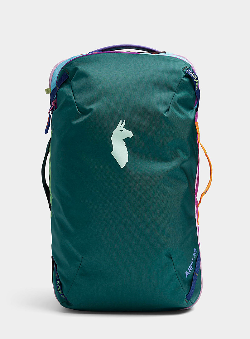 Cotopaxi: Le sac à dos de voyage Allpa 28 litres <b>Coloris uniques issus de la collection Del Dìa</b> Vert assorti pour femme
