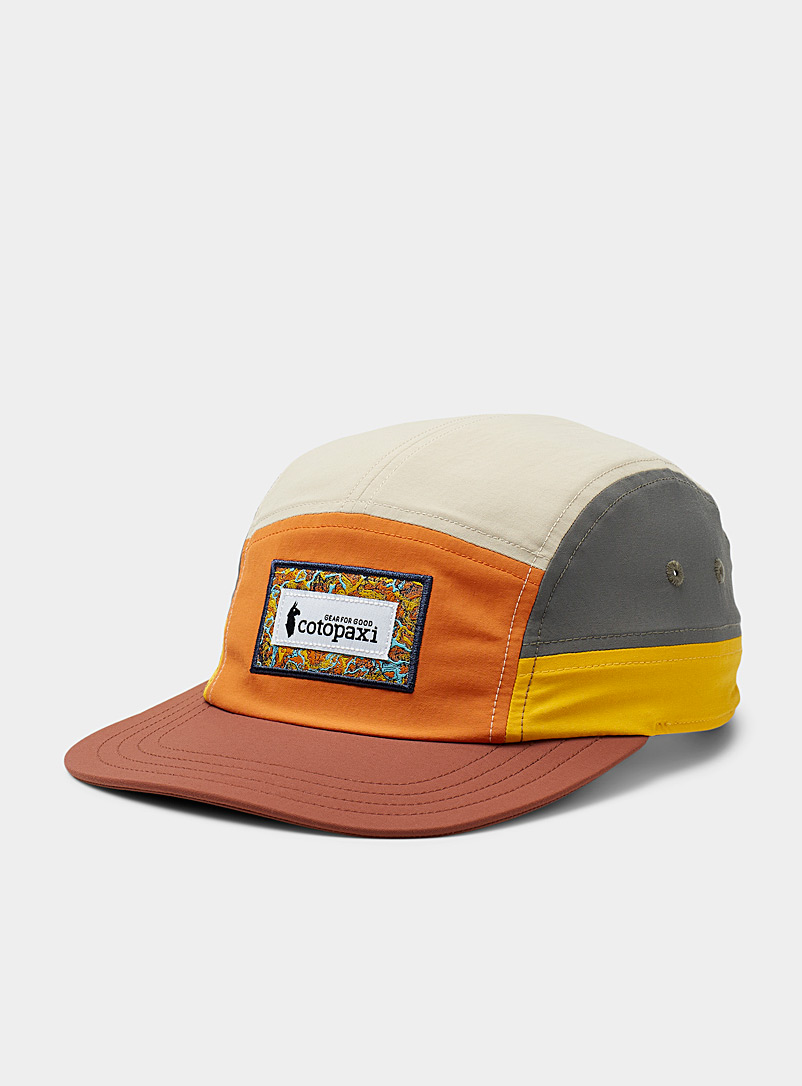Cotopaxi: La casquette 5 panneaux Altitude Orange à motifs pour femme