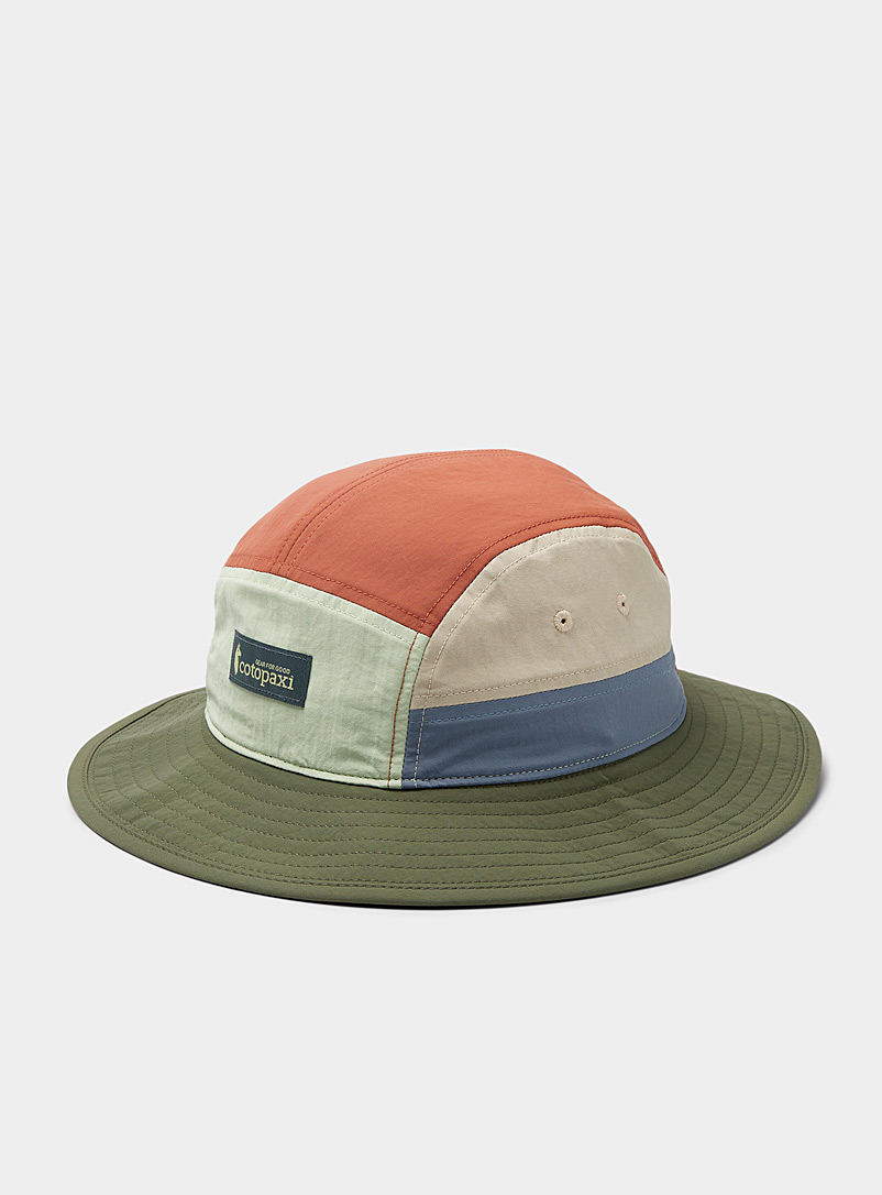 Cotopaxi Assorted green Tech colour-block bucket hat for women