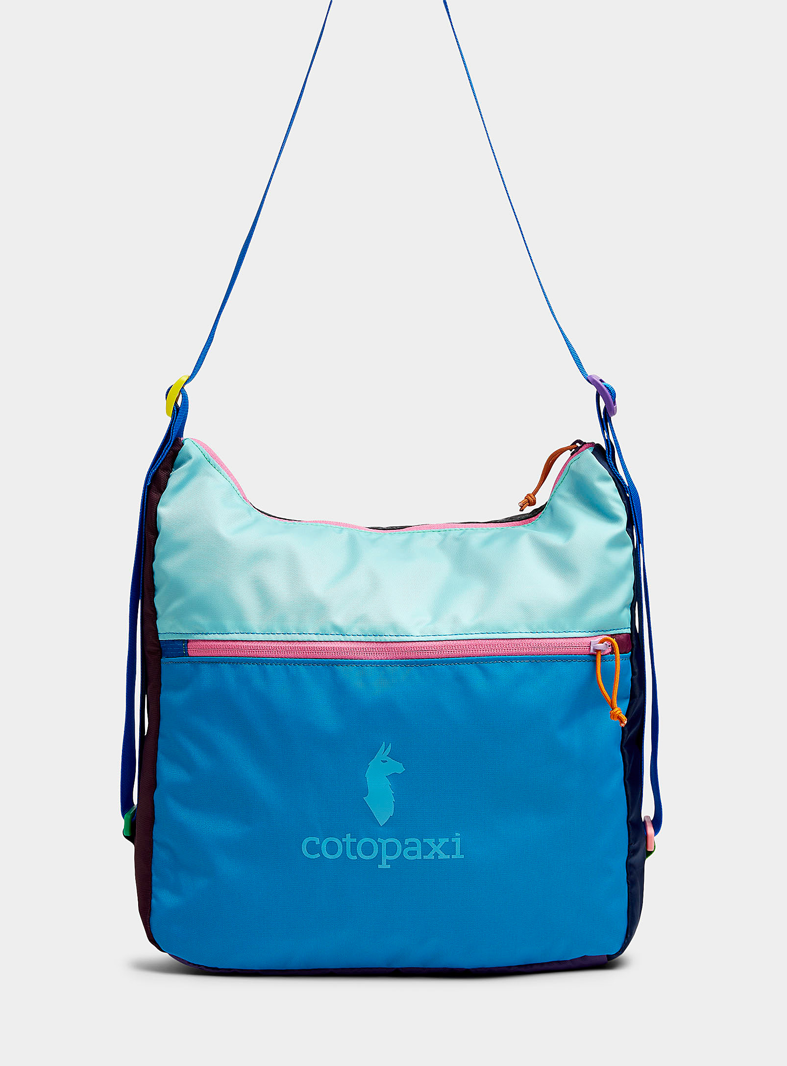 Cotopaxi's Taal Convertible Tote has beautifully saturated colors
