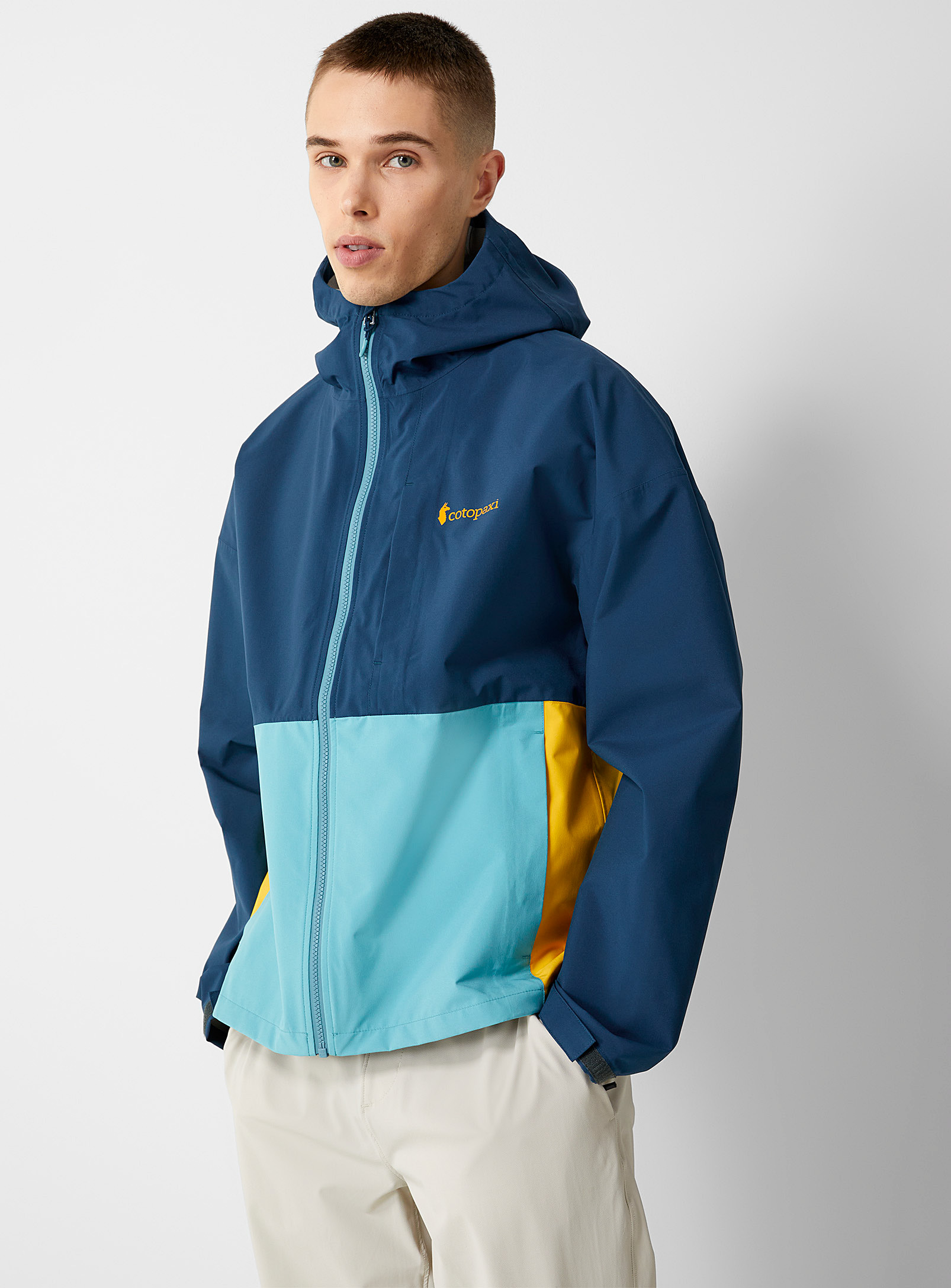 Cotopaxi Cielo Hooded Raincoat In Blue