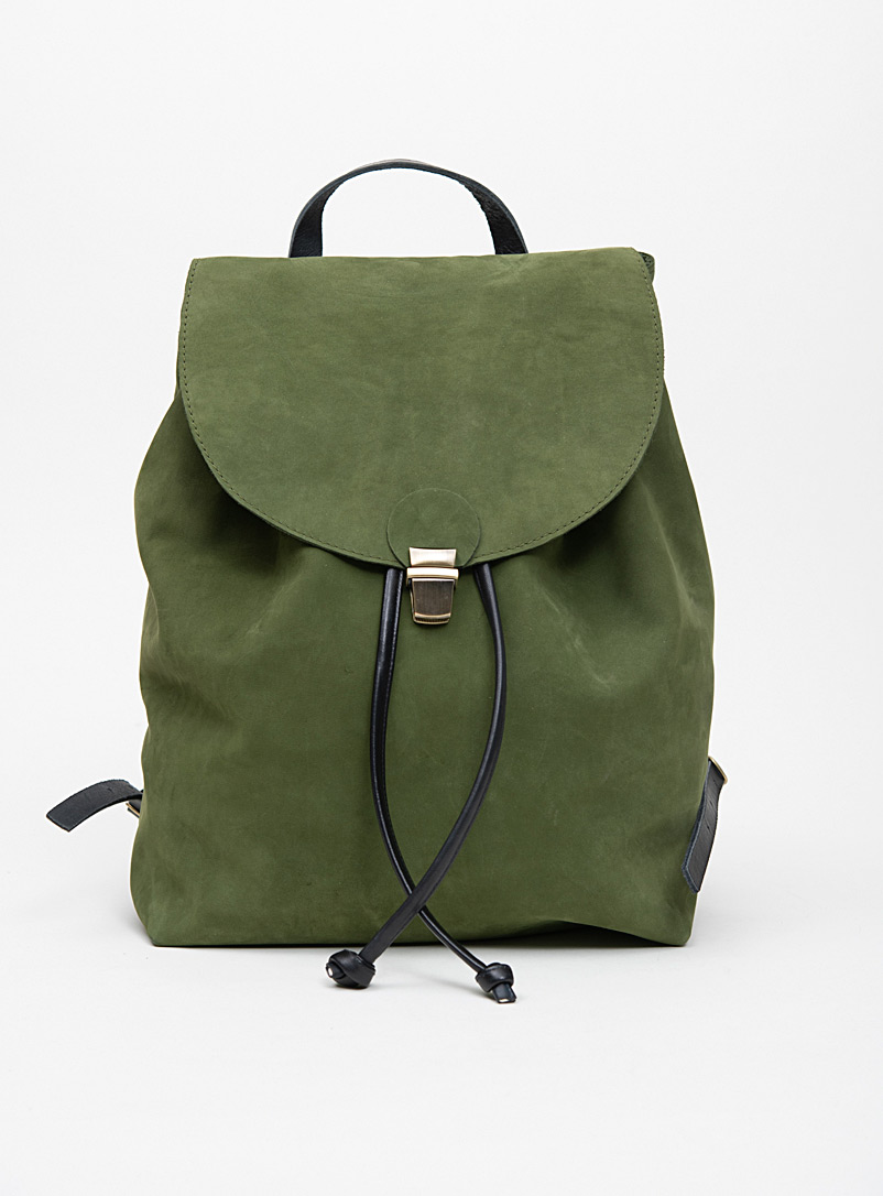 Veinage Green Milan large backpack