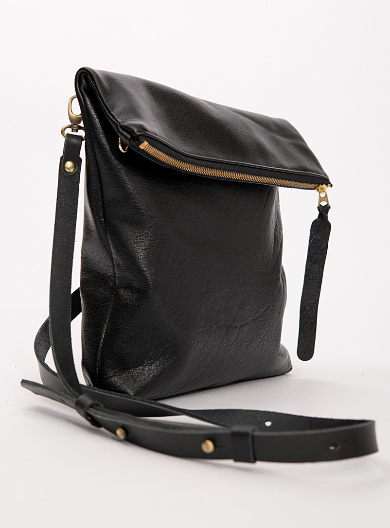 Veinage Black Bordeaux shoulder handbag