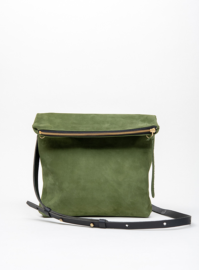 Veinage Green Bordeaux shoulder handbag