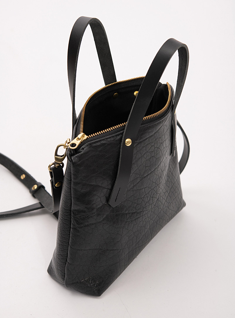 Veinage: Le sac à main bandoulière Papineau Noir