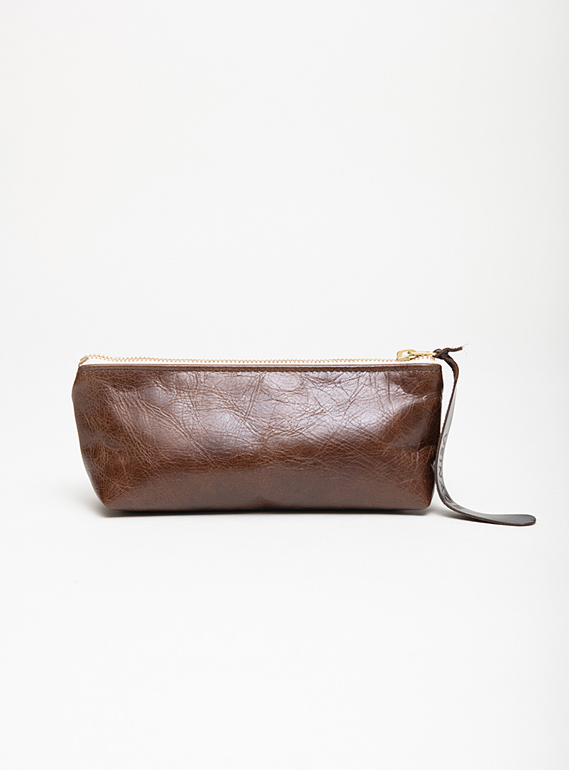 Veinage Brown Turin leather case