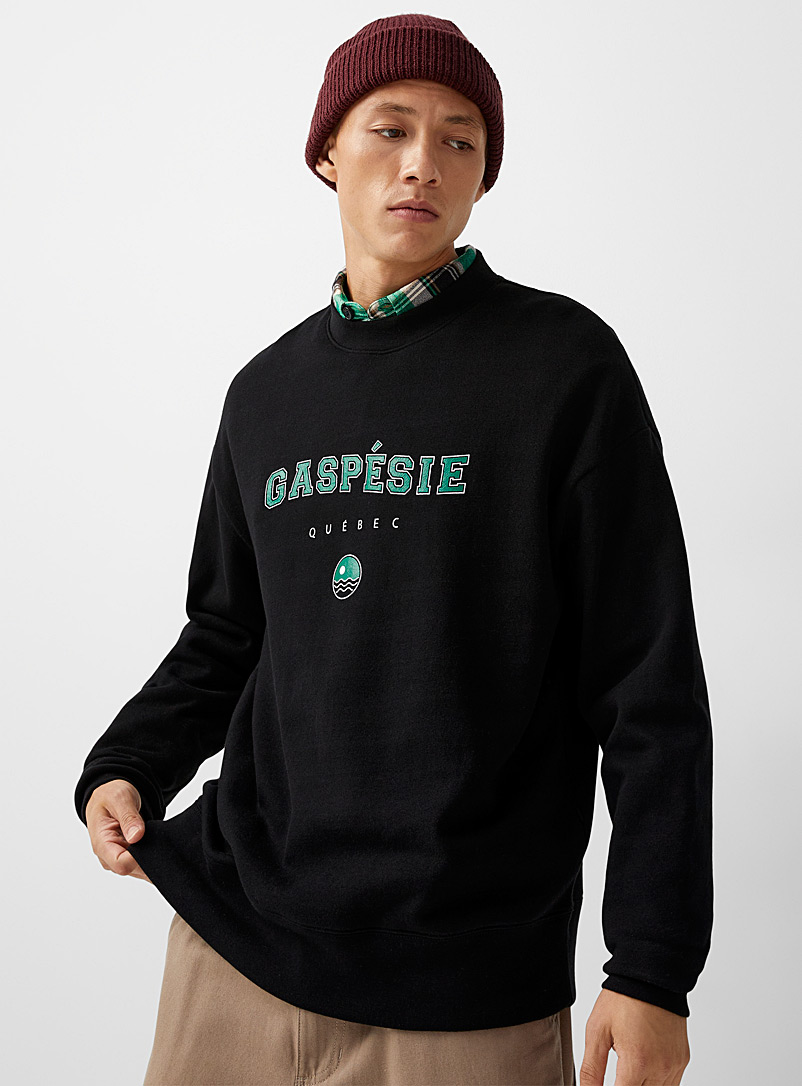 Djab Black Gaspésie souvenir sweatshirt for men