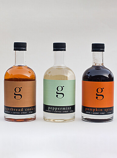 Seasonal syrup set Set of 3 bottles