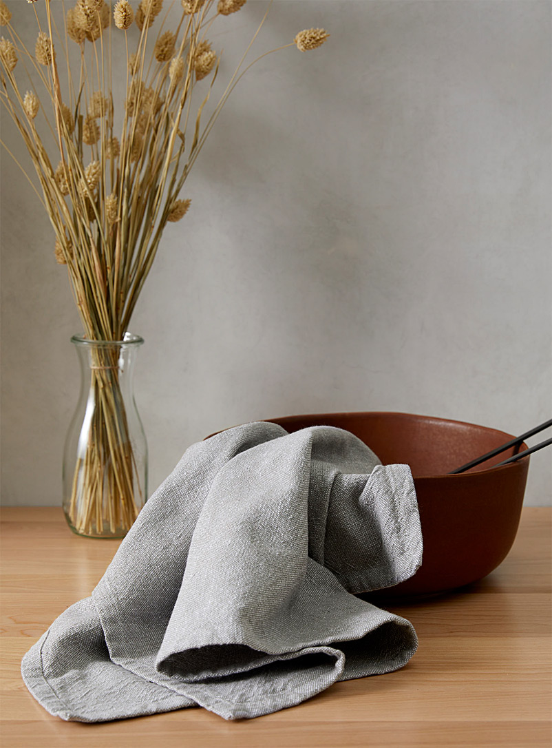 Citta Design Grey Faded grey tea towel