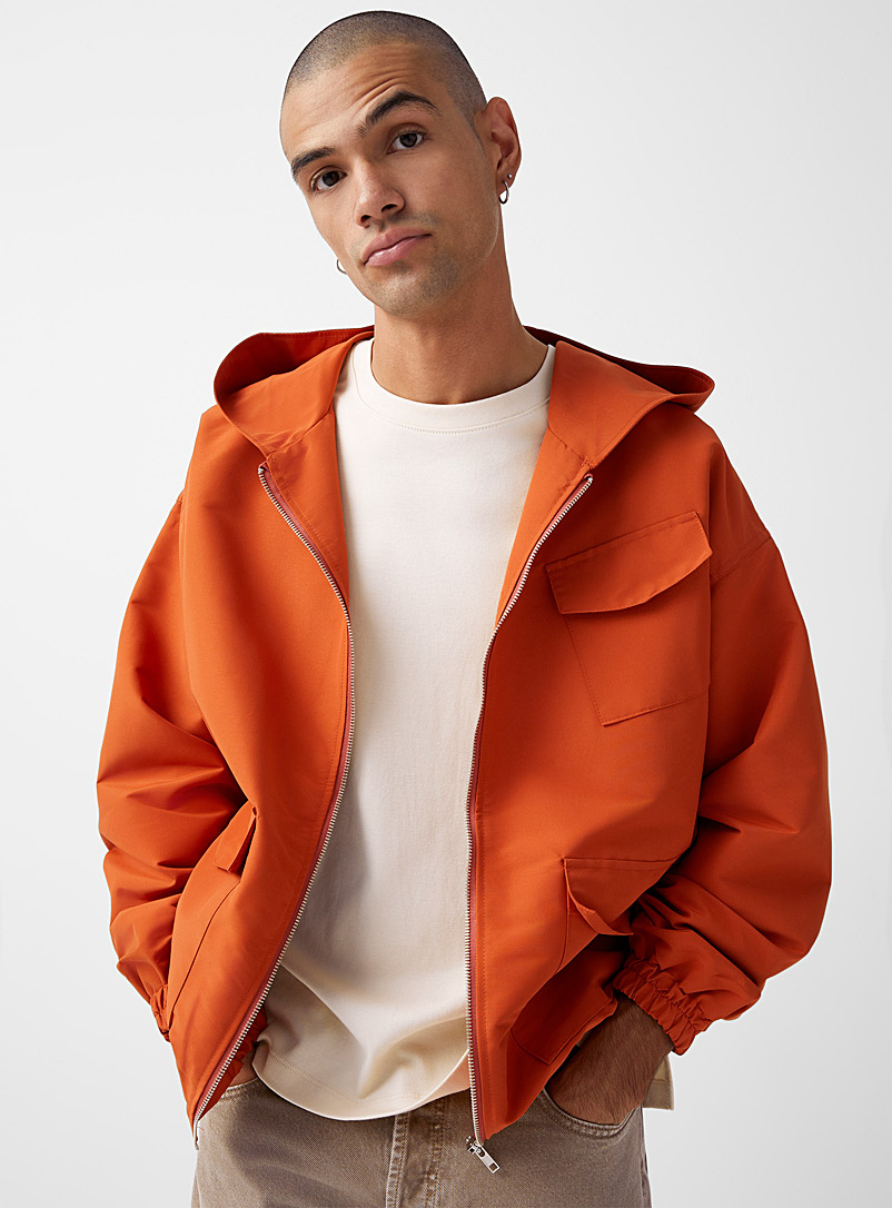 Le 31 Copper Matte nylon jacket for men