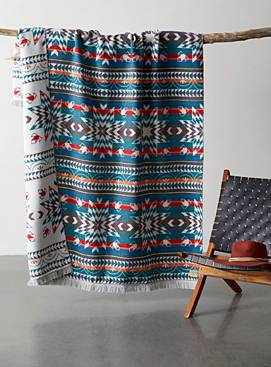 La couverture fibres recycl&eacute;es Nibi 152 x 203 cm