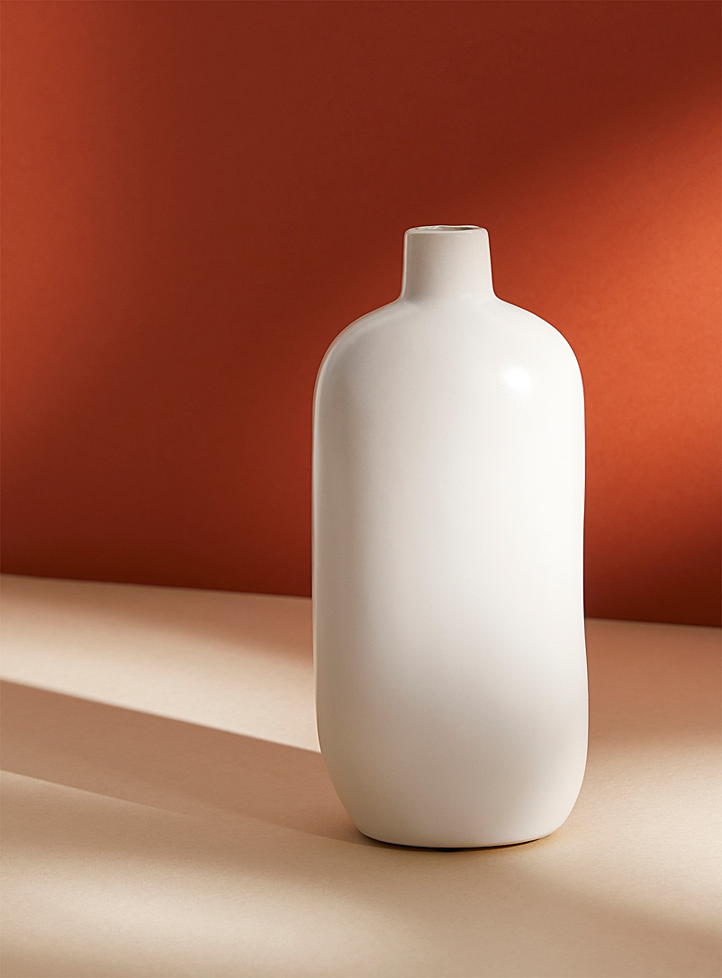 Simons Maison: Le vase silhouette épurée Blanc
