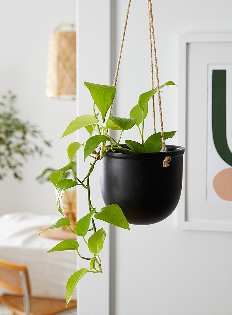 Simons Maison Black Slate hanging planter