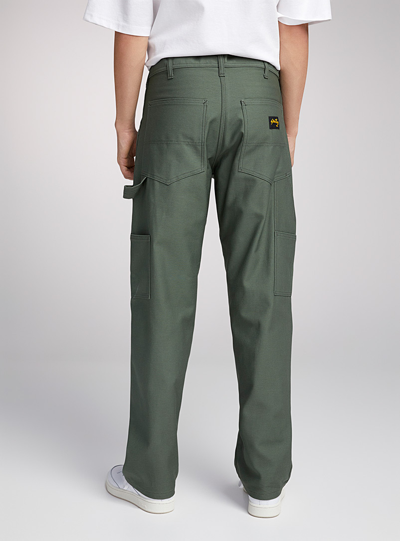 Stan Ray: Le pantalon Painter olive Coupe droite Vert foncé-mousse-olive pour homme