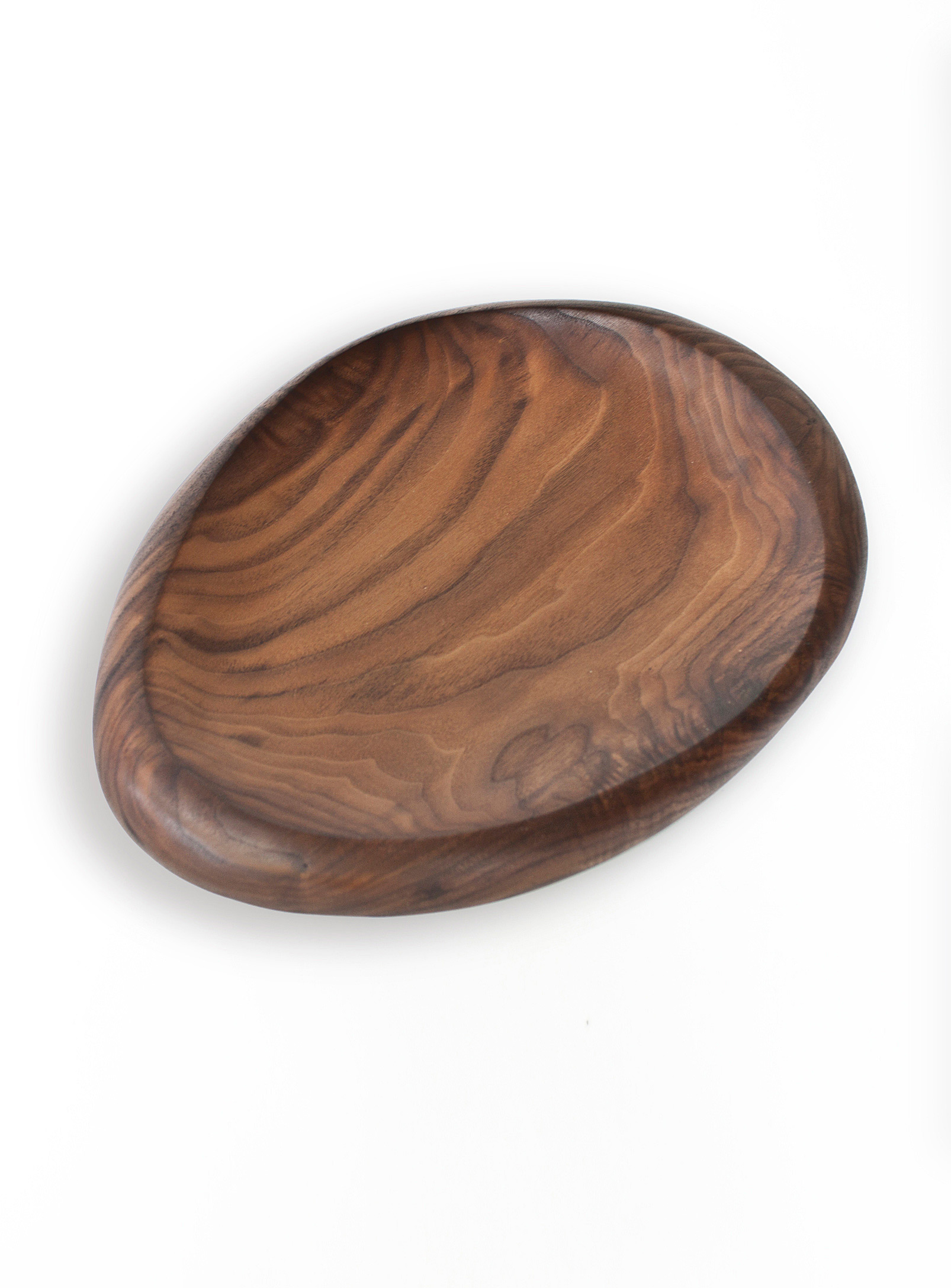 Nadine Hajjar Studio - Essay #3 sculpted walnut small tray