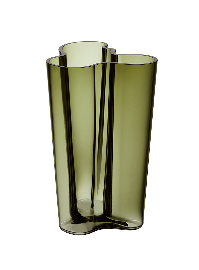 Iittala Green Large Alvar Aalto vase for men