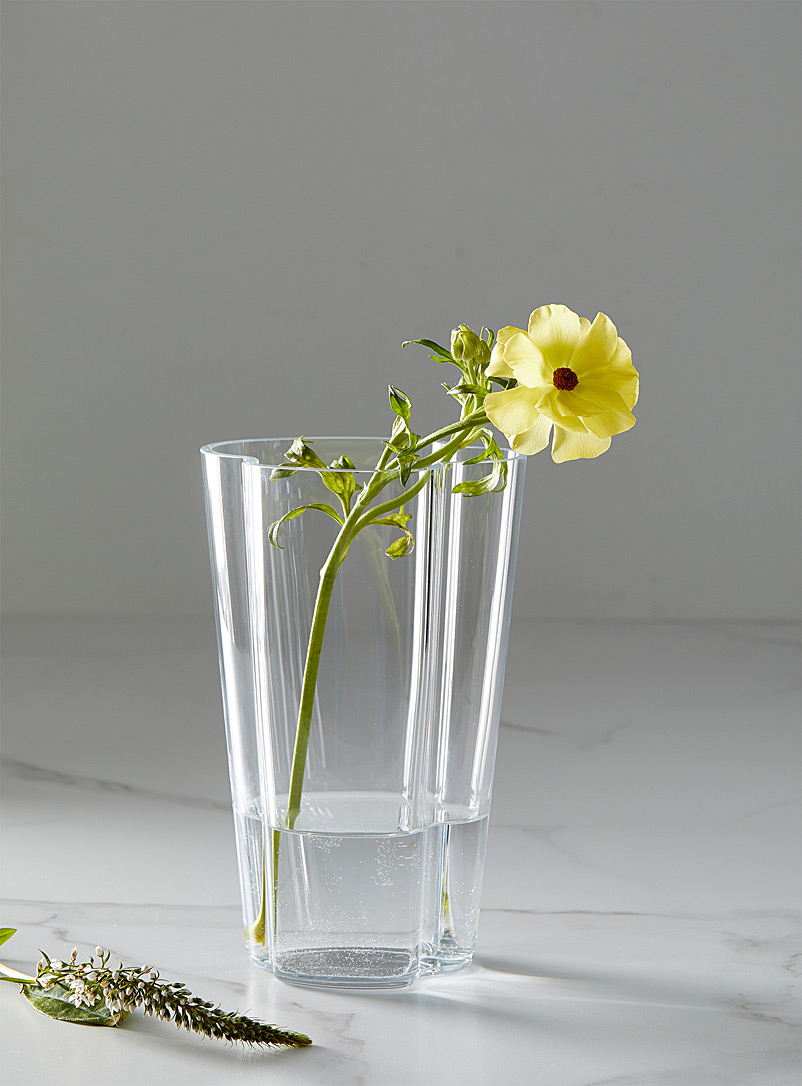 Iittala Assorted Large Alvar Aalto clear vase for men