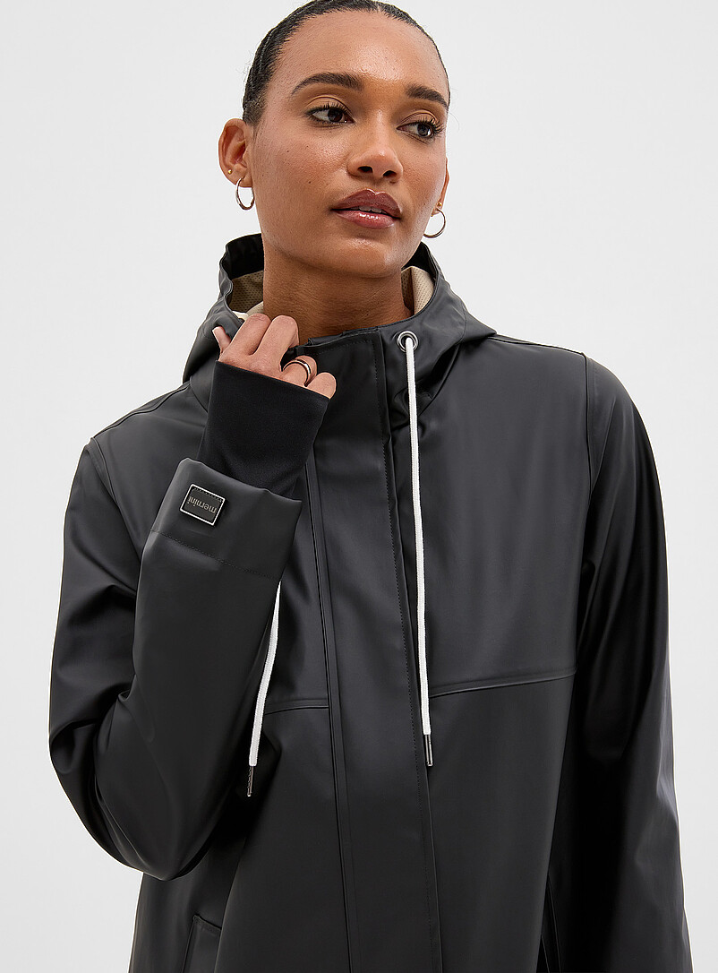 Natural hue maxi raincoat product image 2